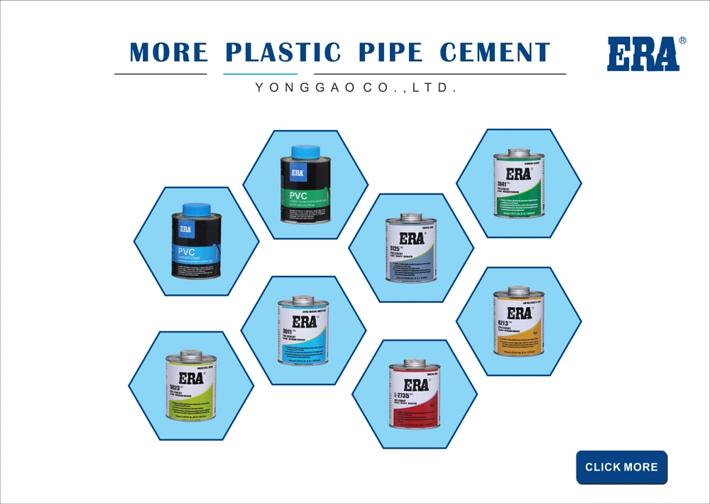 PVC L-6453 NSF Plastic Pipe Cement for Water Treatment System Glue
